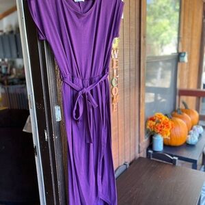 Elegant Purple Women's Dress